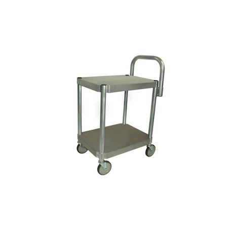 DAPHNES DINNETTE 2 Tier Aluminum Utility Carts, 36 x 24 x 30 in. DA2638094